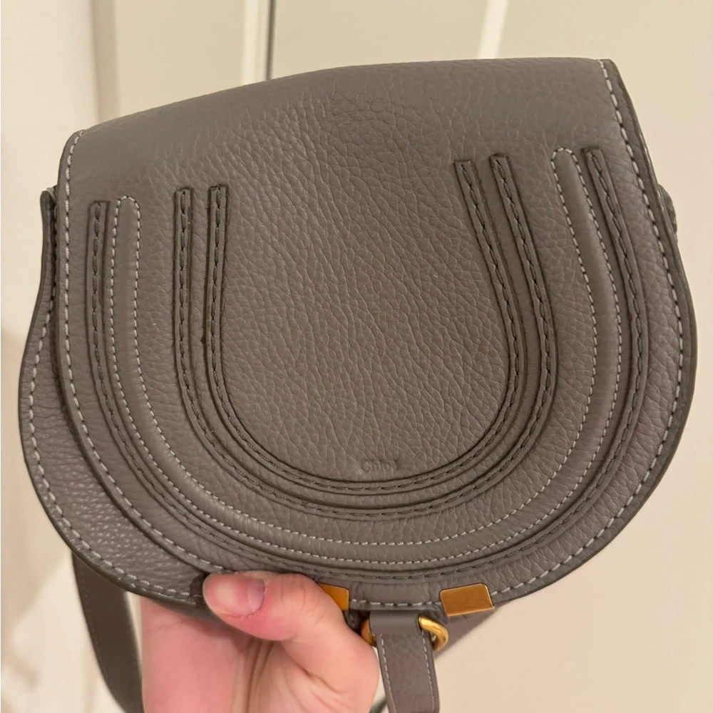 Chloe - Marcie Small Crossbody Bag - Gray - Pre-Owned - Plz Check Pics - Picture 12 of 16